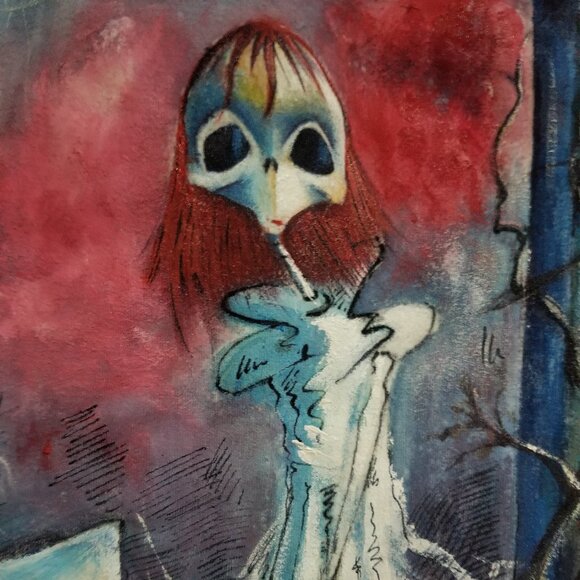 (READ DESCRIPTION) Handpainted Women's Shirt - Picture 3 of 8